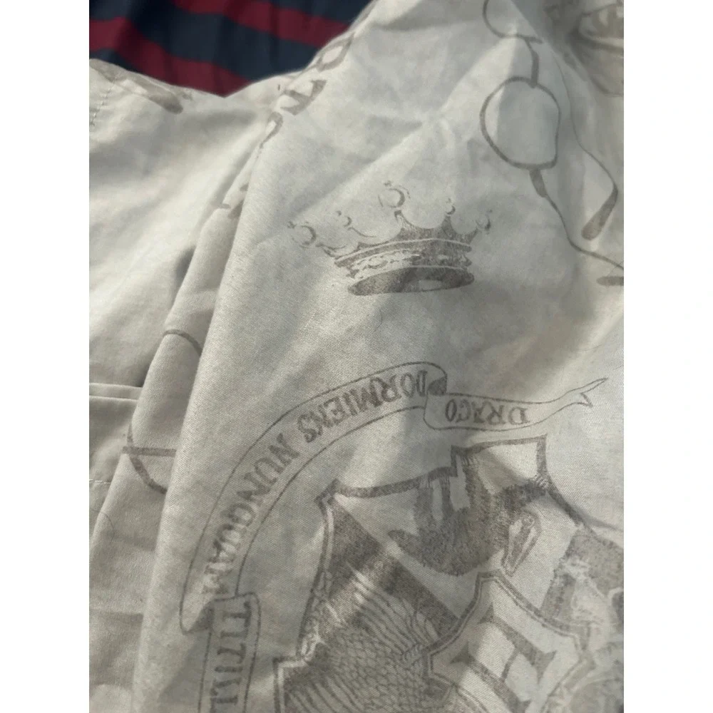 Harry Potter Hogwarts Bedding Set Comforter and Sheet set Navy Blue Gold